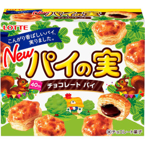 Печенье бисквитное Pie No Mi Lotte со вкусом шоколада 73 г. 1/10