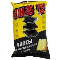 Чипсы EAT SEAWEED из морской капусты с сыром 30 г.1/24