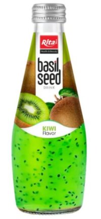 RITA BASIL SEED JUICE DRINK Напиток соком киви и семенами базилика 290мл 1/24 ст/б