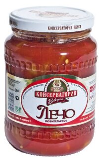Лечо любительское "Консерватория Вкуса" 680 гр 1/12