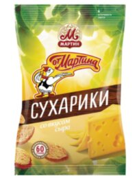 Сухарики "От Мартина" сыр 60 г. 1/24