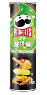 Чипсы PRINGLES 110 г.Лимон и краб (острые) 1/20