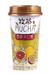 MUCHA Фруктовый чай с соком маракуйа и красного лимона 0,435л 1/15