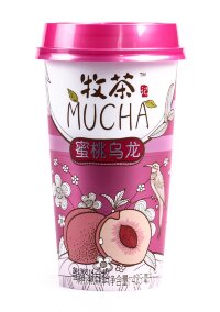 MUCHA Фруктовый чай с соком медового персика и чая Улун 0,435л 1/15