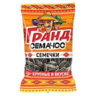 Семечки "Гранд Семачос" полосатые без соли 100 г. 1/30 - 1