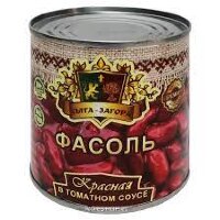 Фасоль красная в томатном соусе Сыта-Загора 425 г. ж/б 1/24