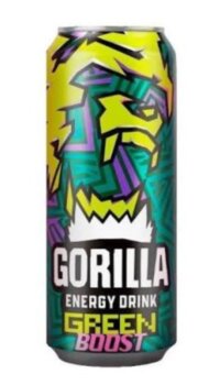 Энергетический напиток Gorilla ГРИН-БУСТ (Зеленые Фрукты) 0,45л. ж/б 1/12